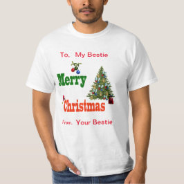 Rasen Weihnachtsbaum und Strumpf, T-Shirt