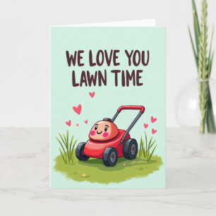 Rasen Zeit Liebe Dich Kunstkarte Karte