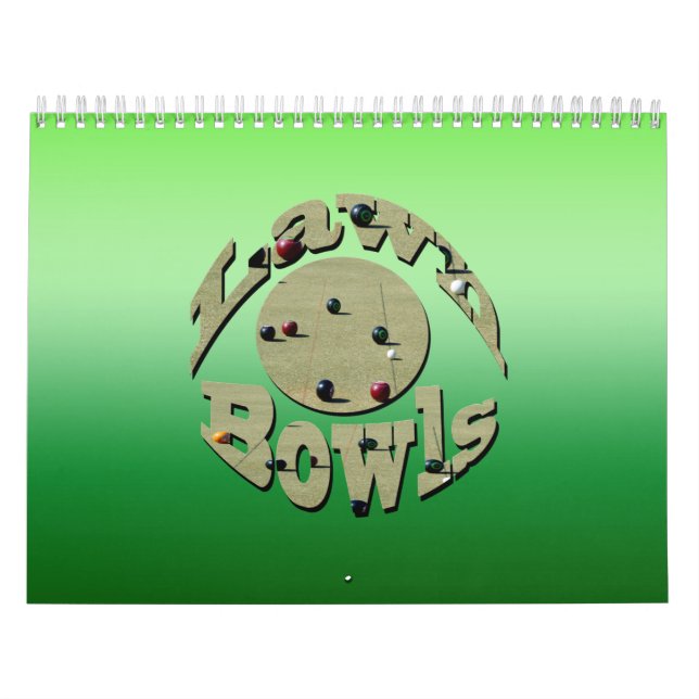 Rasenbowls Bilder und Designs, Kalender, Kalender (Titelbild)