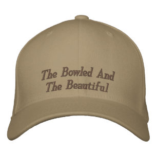 Rasenbowls bowled and beautiful, bestickte baseballkappe
