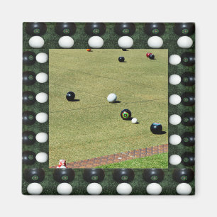 Rasenbowls bringen es an, Gerahmt Magnet