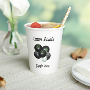 Rasenbowls Giggle Juice, Paper Party Cups Pappbecher