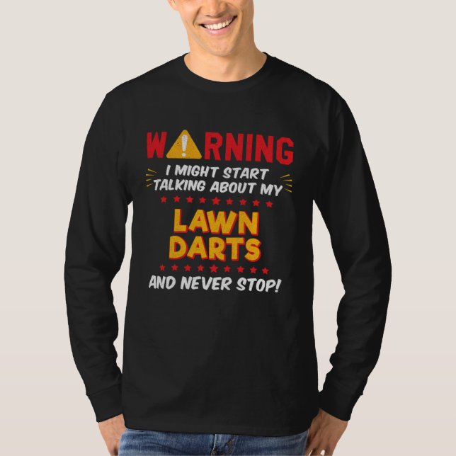 Rasendarts-Witz-Grafik T-Shirt (Vorderseite)
