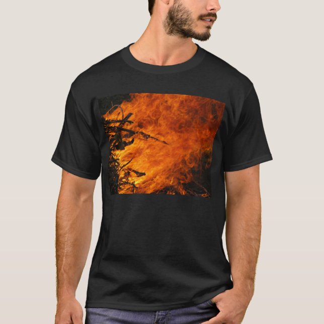 Rasendes Feuer T-Shirt (Vorderseite)