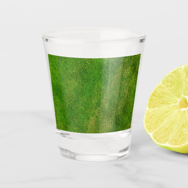 Rasenfläche Schnapsglas (Vorderseite)