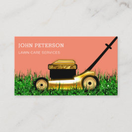 Rasengärtnerei Grasschneiden Moderner Dienst Visitenkarte