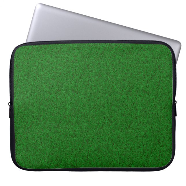 Rasengrashintergrund Laptopschutzhülle (Vorderseite)