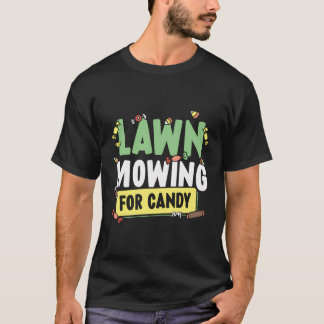 Rasenmähen für die Rasenmäher mit Candy Cut Mow T-Shirt