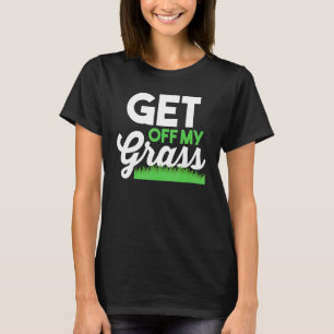 Rasenmähen Rasenmäher Gartenarbeit Landschaftsgärt T-Shirt