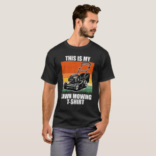 Rasenmähen Vintager RetroSunset T-Shirt