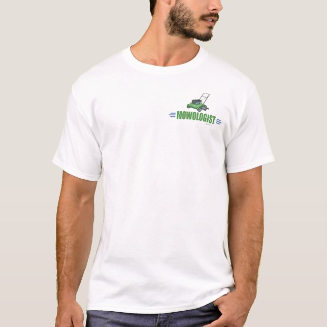 Rasenmäher auf Rasenflächen Landschaftsgärten T-Shirt (Vorderseite)