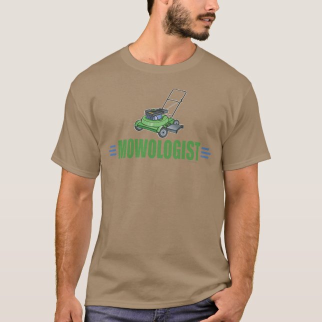 Rasenmäher auf Rasenflächen Landschaftsgärten T-Shirt (Vorderseite)