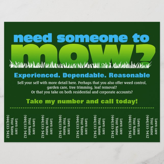 Rasenmäher Flyer (Vorne)