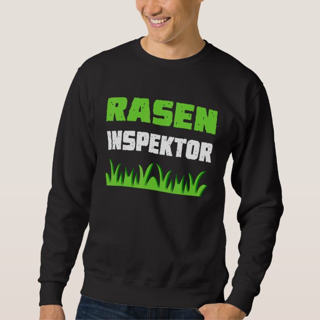 Rasenmäher für die Überprüfung von Pop Sweatshirt (Vorderseite)