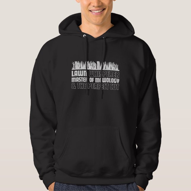 Rasenmäher. Garten Rasenmäher Hoodie (Vorderseite)