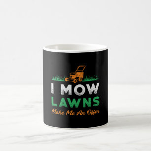 Rasenmäher I Rasenmäher Gartengartenmäher Kaffeetasse