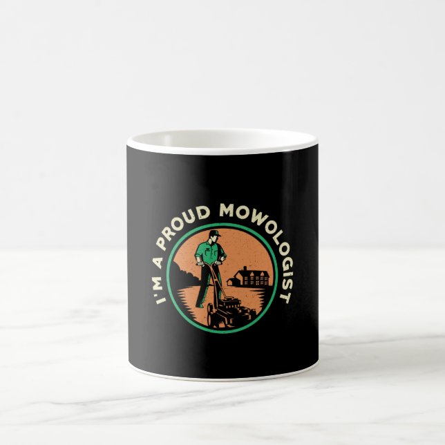 Rasenmäher Ich bin ein stolzer Mowologe Rasenmäher Kaffeetasse (Mittel)