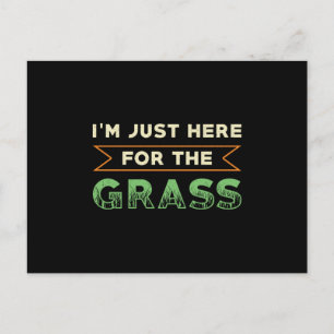 Rasenmäher, ich bin nur hier für die Rasenmäher Postkarte