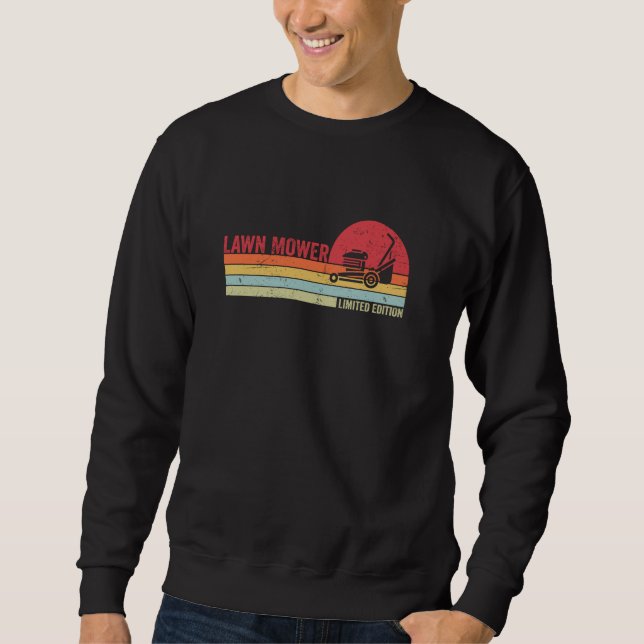 Rasenmäher in limitierter Auflage - Mähen mit witz Sweatshirt (Vorderseite)