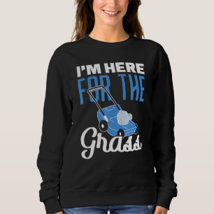 Rasenmäher ist hier für den Grasgarten Sweatshirt