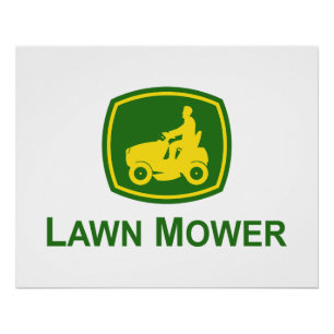 Rasenmäher John Deere Poster