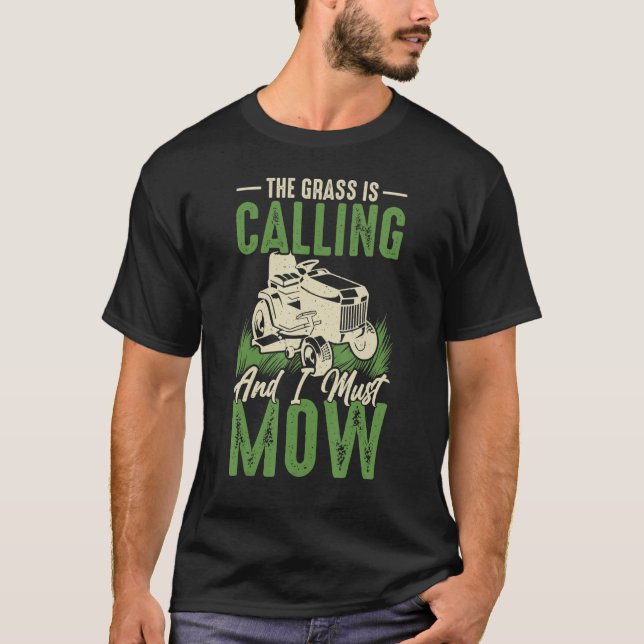 Rasenmäher Kindermähern Kindermähgarten T-Shirt (Vorderseite)