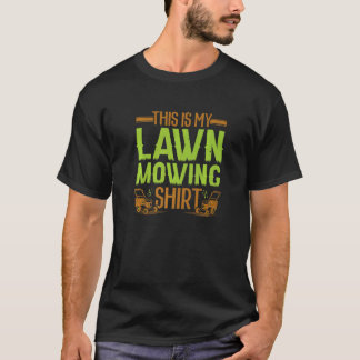 Rasenmäher Landscaper Grass Cutting Gar T-Shirt