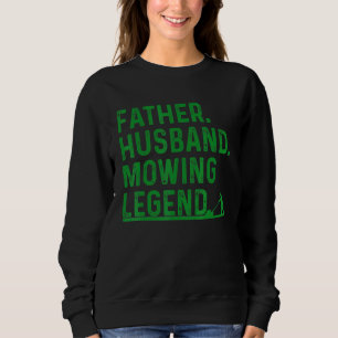 Rasenmäher Landscaper Männer Vater Vater Ehemann Sweatshirt