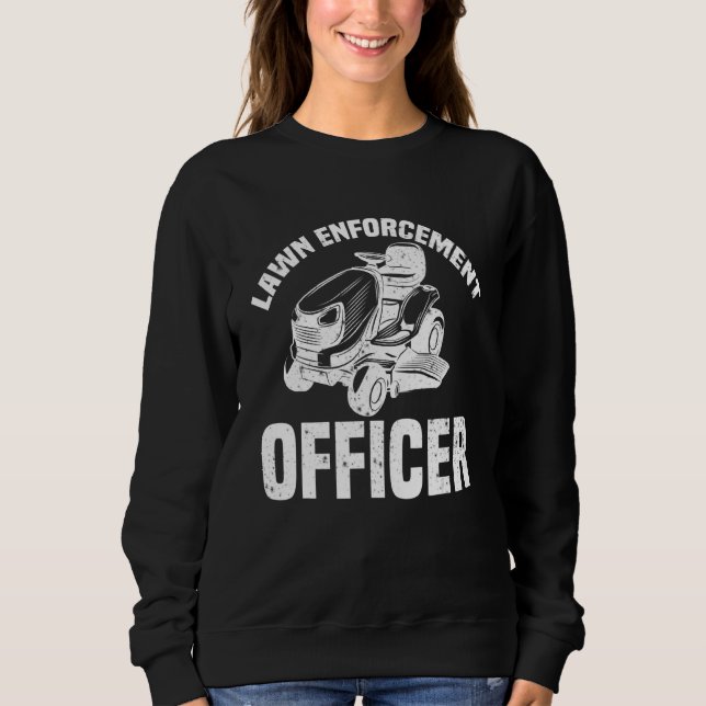 Rasenmäher Landscaping Rasenmäher Sweatshirt (Vorderseite)