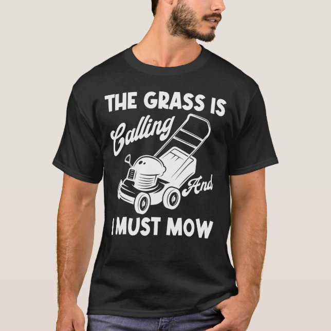 Rasenmäher - Landschaftsschutz 1 T-Shirt (Vorderseite)