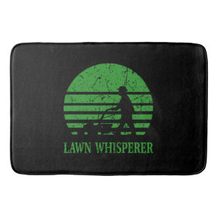 Rasenmäher Lawn Whisperer Gardener Geschenk Badematte
