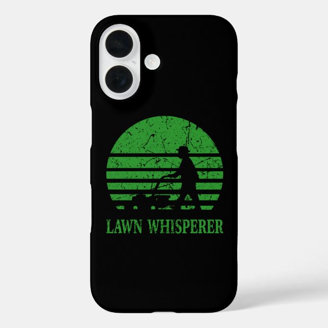 Rasenmäher Lawn Whisperer Gardener Geschenk Case-Mate iPhone Hülle (Rückseite)