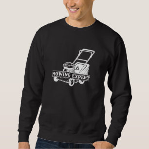 Rasenmäher mit Rasenmäher Sweatshirt