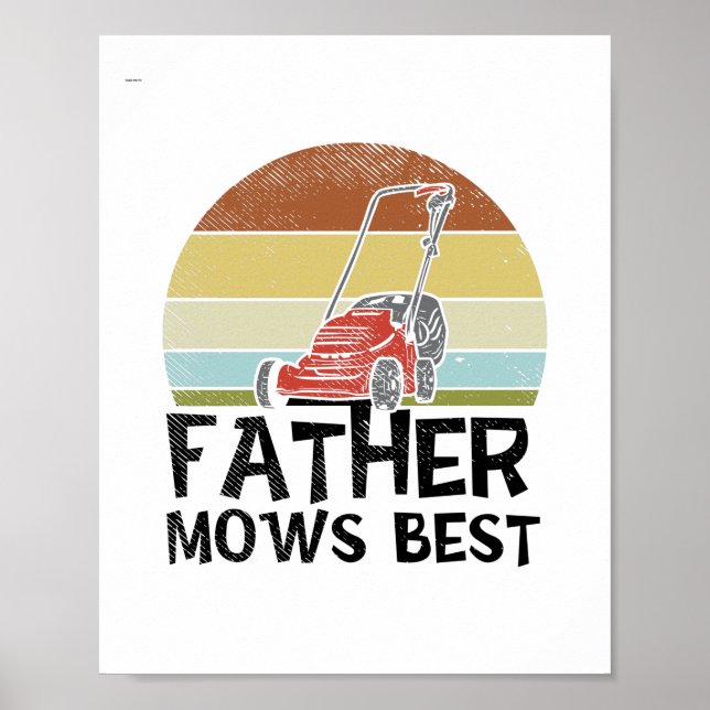 Rasenmäher - Pater Mows Best Poster (Vorne)
