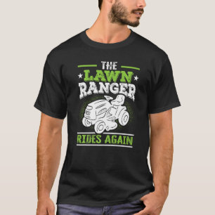 Rasenmäher Ranger Traktor Mähen Rasen wieder auf R T-Shirt
