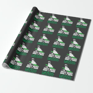 Rasenmäher Rasenmähen Geschenkpapier