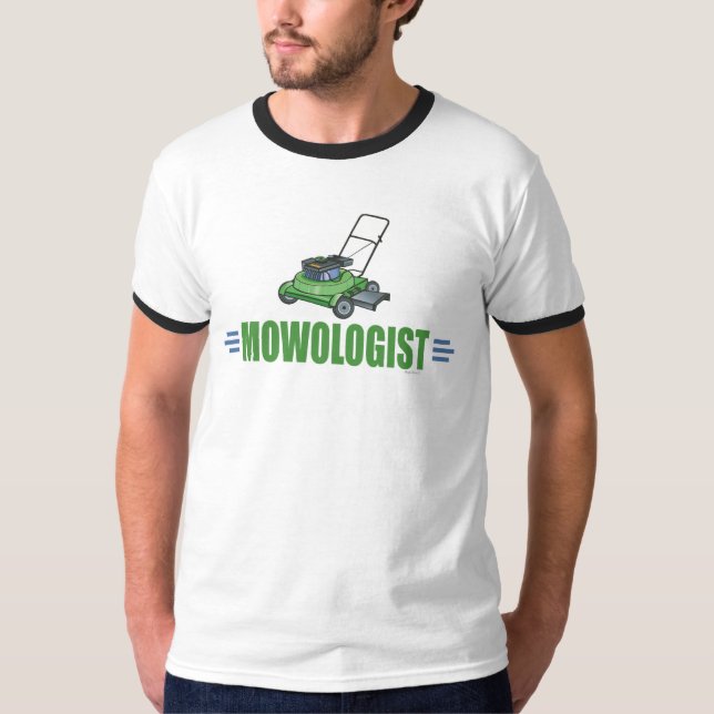 Rasenmäher, Rasenmäher, Landschaftspflege T-Shirt (Vorderseite)