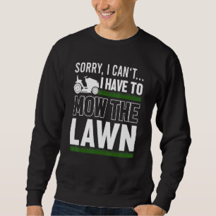 Rasenmäher Rasenmäher Schneiden Vater Vater Sweatshirt