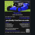 Rasenmäher, Rasenpflege im blauen Garten Flyer<br><div class="desc">Blue Garden Rasenmäher,  Lawn Care Services Advertising Flyer durch den Business Card Store.</div>