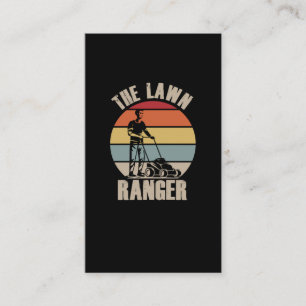 Rasenmäher Spaß Landscaper Funny Janitor Visitenkarte