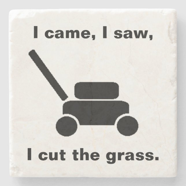 Rasenmäher Untersetzer (Vorderseite)