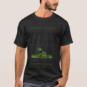 Rasenmäher Vater Vater Landscaper Vintag I T-Shirt