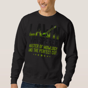 Rasenmäher Vater Vater Landscaper Vintag La La Sweatshirt