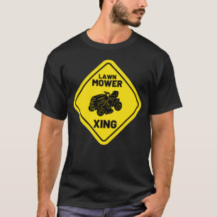 Rasenmäher Xing Mähen Retrogarten T-Shirt