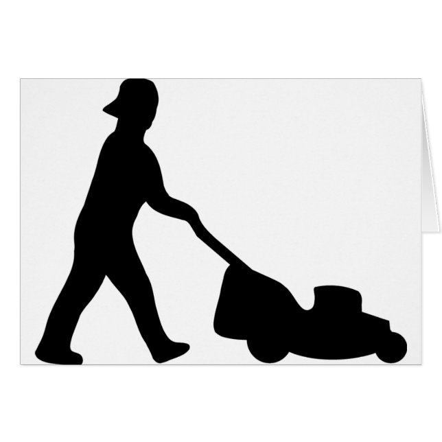 Rasenmäherikone (Vorderseite (Horizontal))