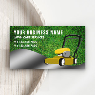 Rasenmäherstellung Visitenkarte