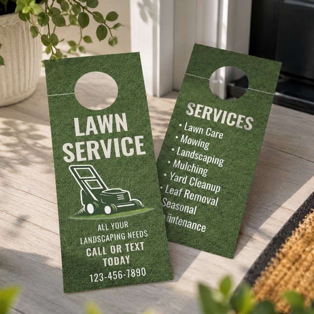 Rasenmähservices Türanhänger (Von Creator hochgeladen)