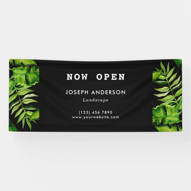 Rasenpflege Berufliches Geschäft mähen Banner (Horizontal)