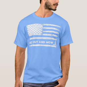 Rasenpflege, Gras, Mäher, raus und mähen Amerikane T-Shirt