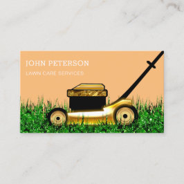 Rasenpflege Grasschneiden Lux VIP Visitenkarte